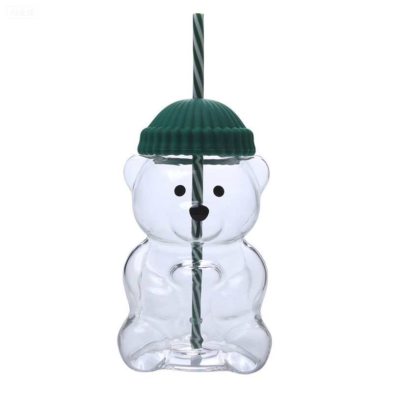 Holiday Teddy Bear Cup - Taza de café Beanie Lid