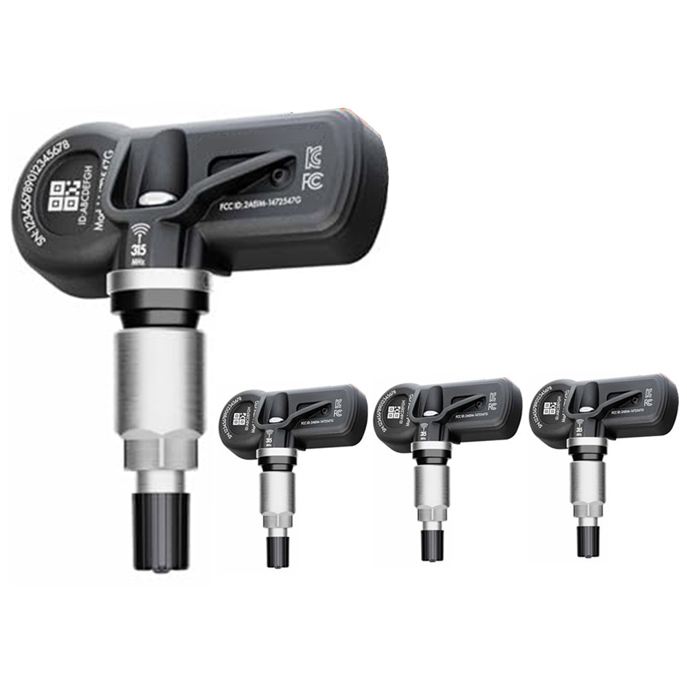 4-Pack Hc3Z1A189A Tire Pressure Monitoring Sensors Suitable for Ford F150 Lincoln 315Mhz