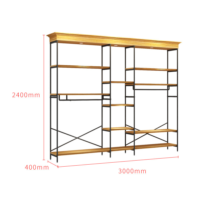 Tienda de ropa soporte de exhibición estante de los hombres piso Live Studio Display stand props estante de gama alta marca de ocio stand
