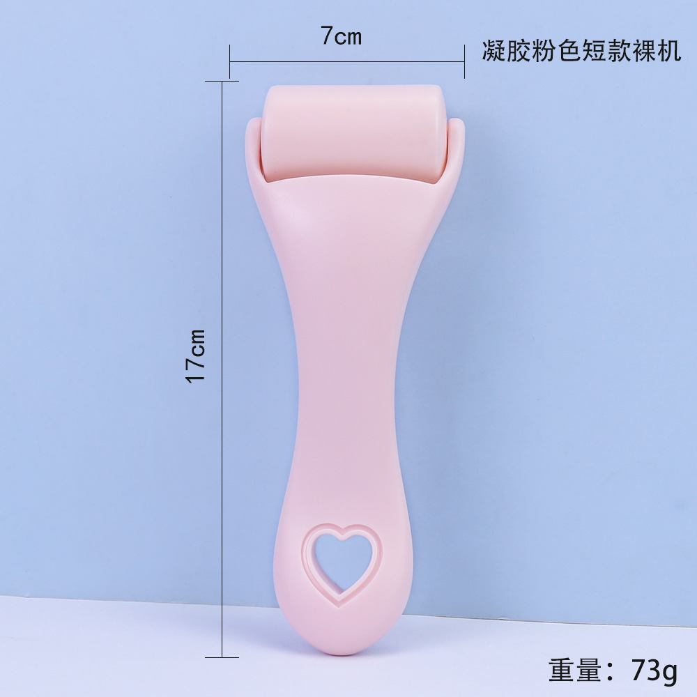 Vástago corto de rodillo de gel rosa A