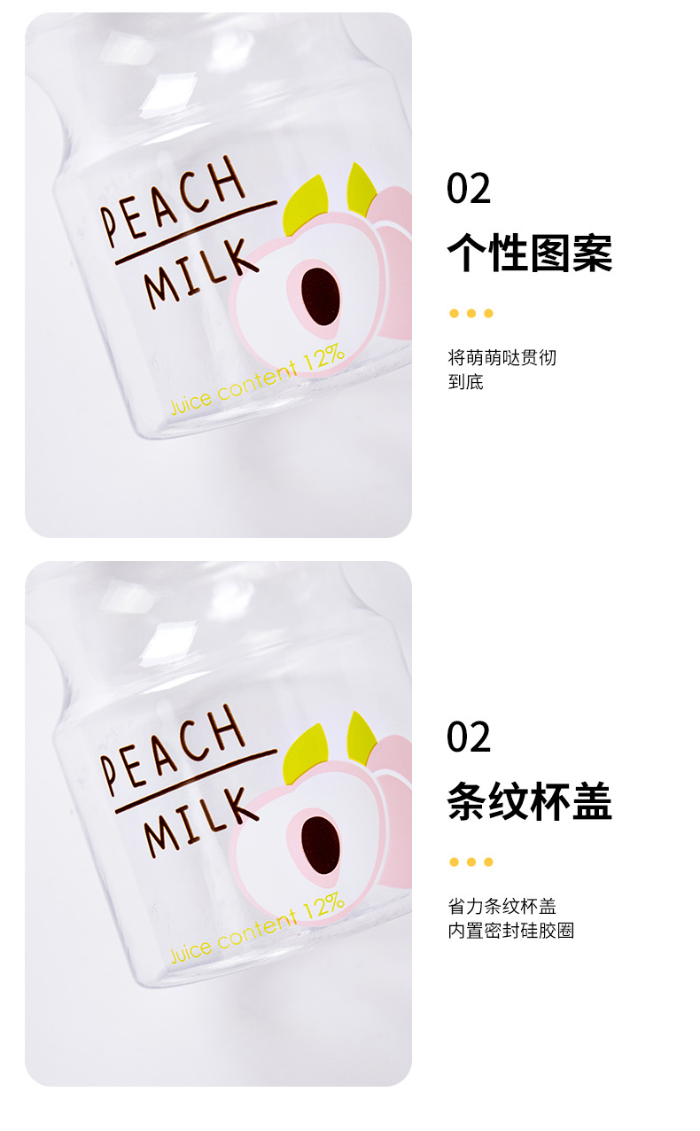 H160儿童水杯水果卡通可爱学生杯子礼品塑料杯批发可选图案 480ML详情14