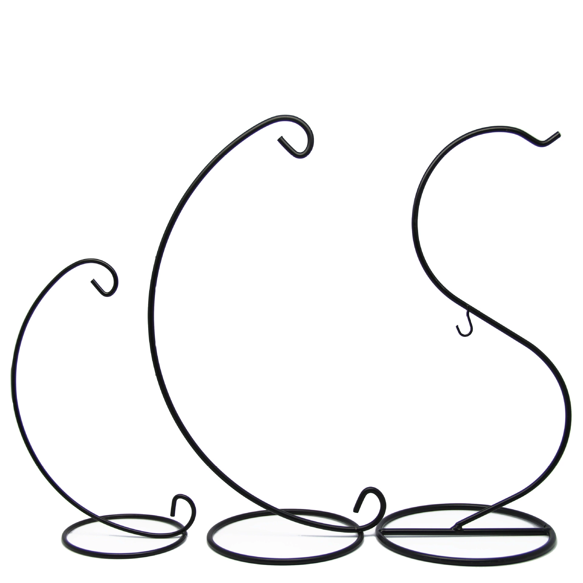 Микро-пейзажная стеклянная бутылка Железная рама Подставка для цветов в форме сердца S-образный полукруглый кронштейн Вешалка для стеклянных бутылок 23 см 33 см