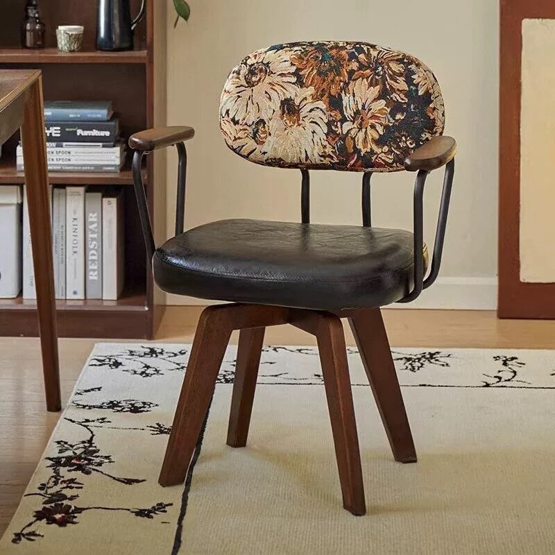 Computer Chair Home Comfortable Office Chair Comfortable Sedentary Study Chair Leisure Rotatable Bedroom Chair Backrest Chair
