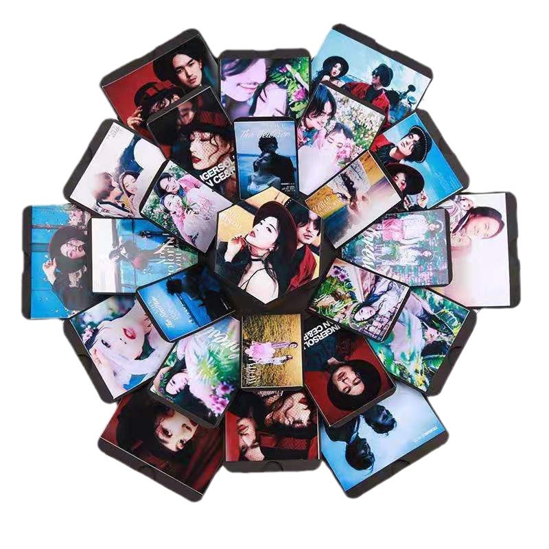 Caja de explosión hexagonal Caja de regalo de cumpleaños creativa Diy álbum de fotos hecho a mano Caja sorpresa Regalo de San Valentín transfronterizo