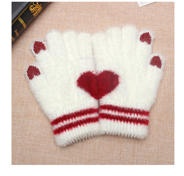 Unisex Cute Simple Style Geometric Gloves 1 Pair display picture 1