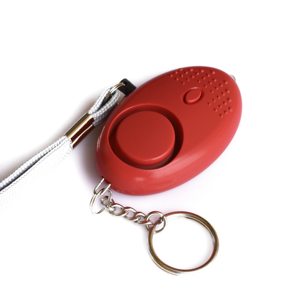 Mini Alarma Personal Inalámbrica con Luz LED 130-135 dB para Rescate al Aire Libre