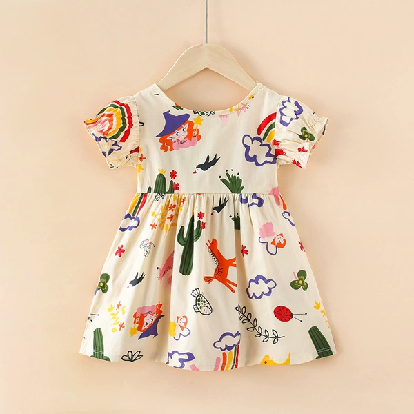 White paradise princess dress