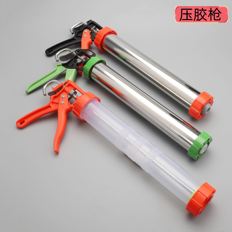 厂家批发结构胶枪不锈钢手动省力打胶结构胶软胶枪结构胶枪挤压器