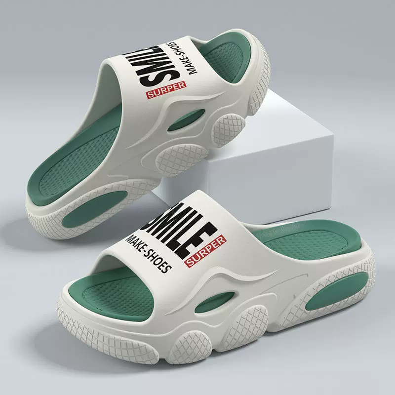 踩屎感eva拖鞋男士夏季爆款外穿时尚厚底防滑不臭脚沙滩休闲凉拖