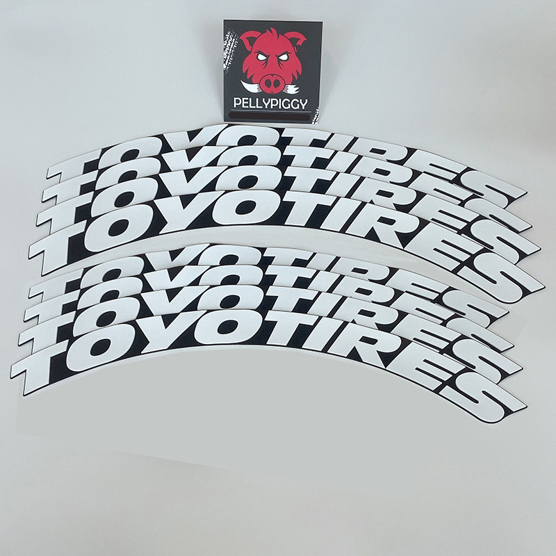 화이트 토요타 타이어*8