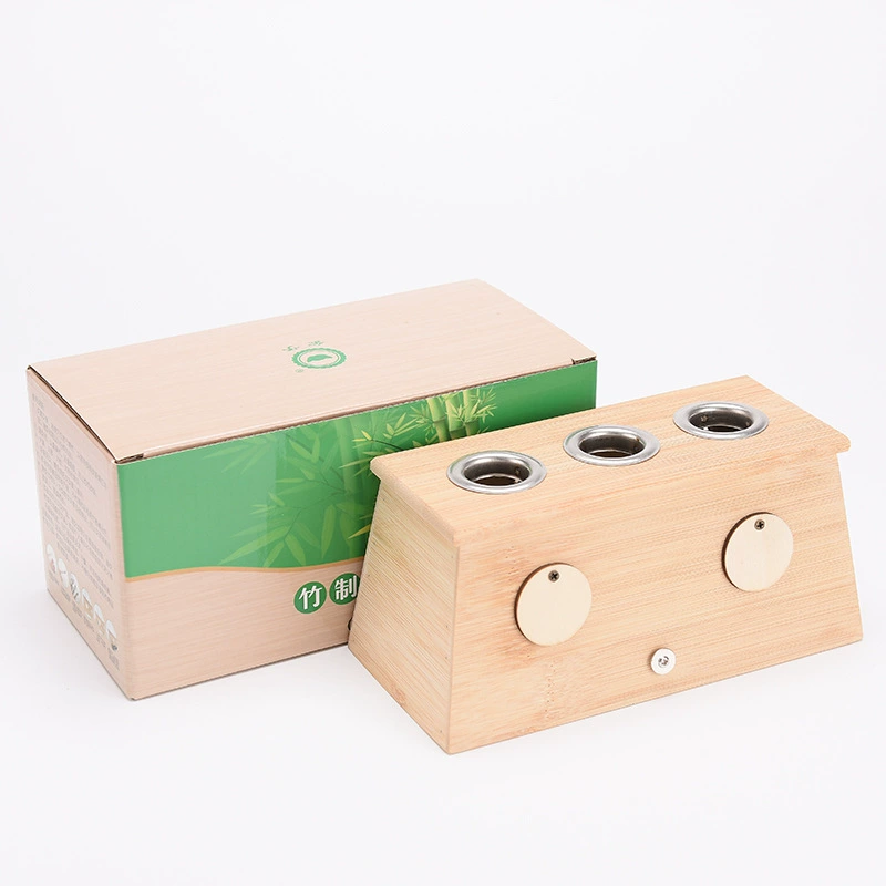 Bamboo moxibustion box, universal wooden moxibustion jar, household moxibustion box, soles of foot moxibustion shoes, moxibustion equipment