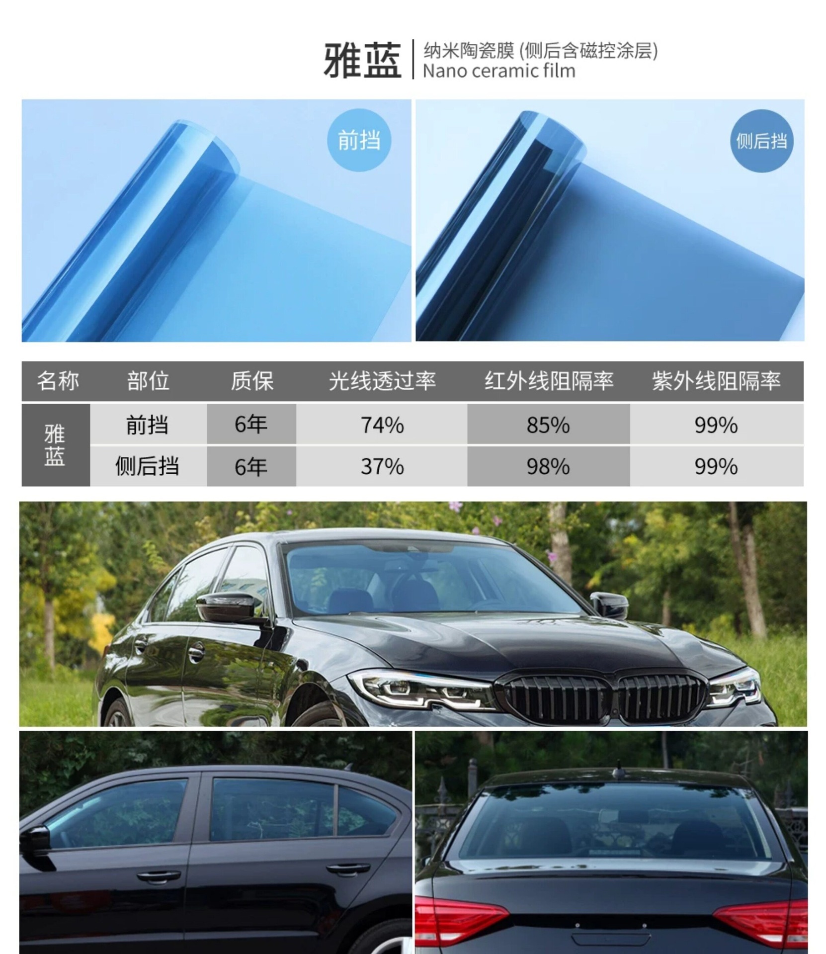 China Aerospace Sanyou Car Window Film, Car Privacy Film, Car Glass Safety and Explosion-Proof Solar Film