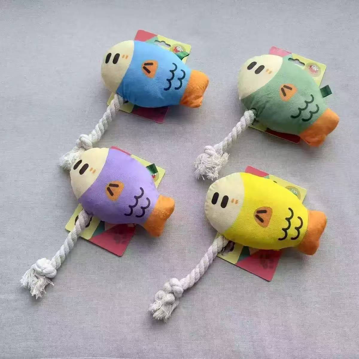 Nuevo juguete sonoro de peluche para perros flush flush para perros y gatos Frisbee de peluche universal resistente a la mordida juguetes para mascotas