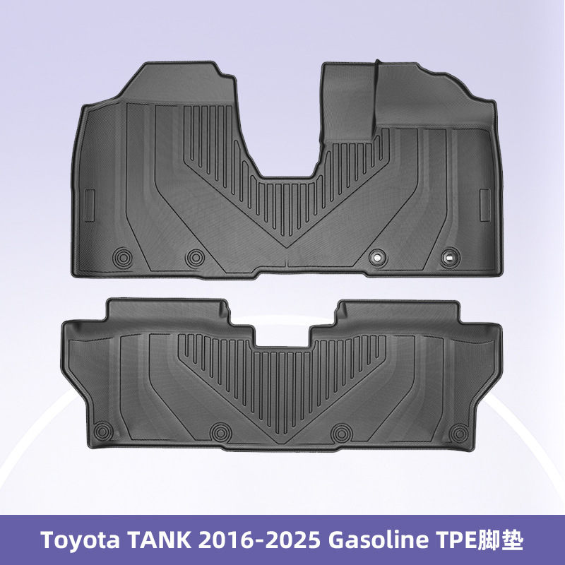 Para Toyota TANK 2016-2025 combustible timón derecho 3D material para todo clima tapete tapete
