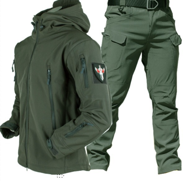 X7 Tactical Spring and Autumn Thin Soft Shark Skin Three-in-One Outdoor Loose Training suit