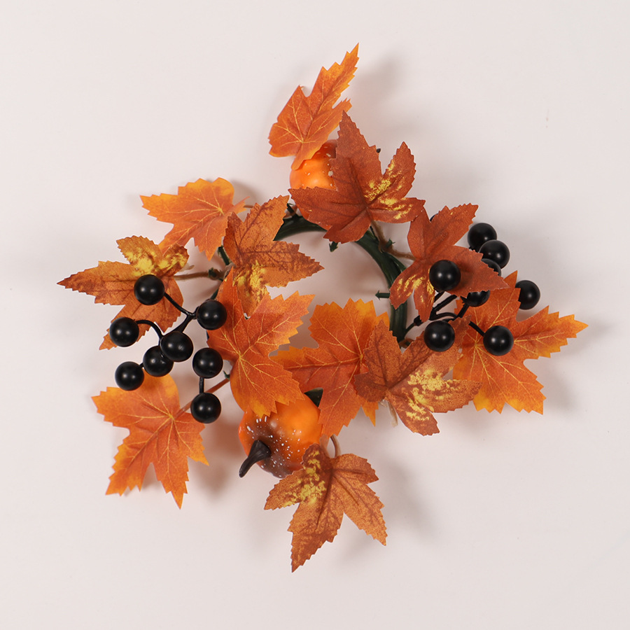 블루베리 단풍잎 캔들 홀더