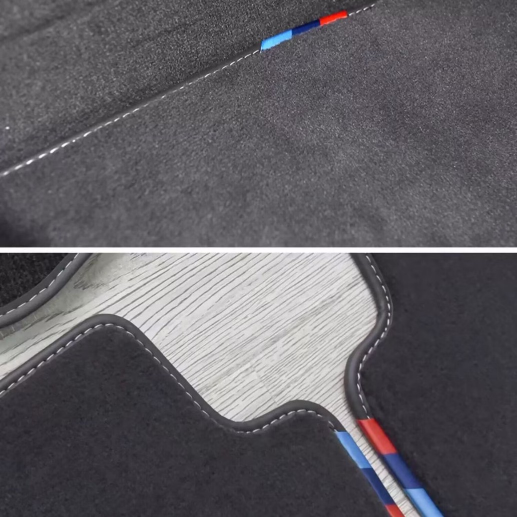Suitable for Bmw New 1234567 Series X3X4X5X6 M3 M4 G80 G87 Floor Mats m Track Velvet Floor Mats