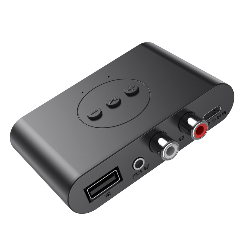 5.2 Bluetooth Music Receiver Nfc Car Bluetooth Can Make Hands-Free Calls Support Tf Card U Disk Speaker Adapter