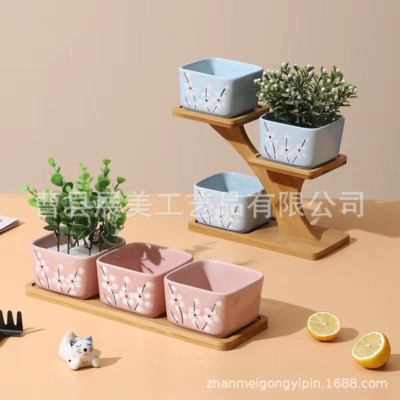 Bamboo Wood Fleshy Wood Rack Office Desktop Storage Rack Solid Wood Living Room Windowsill Storage Rack Bay Window Balcony Wooden Pan Rack Bamboo Wood Fleshy Wood Rack Office Desktop Storage Rack Solid Wood Living Room Windowsill Storage Rack Bay Window Balcony Wooden Pan Rack