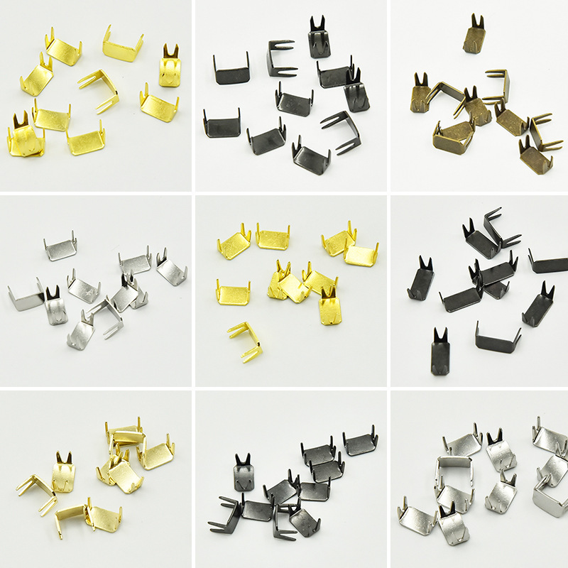 No.5 zipper four-claw code metal accessories claw nail nylon zipper bottom stop plug tail made of four-corner code pure copper environmental protection
