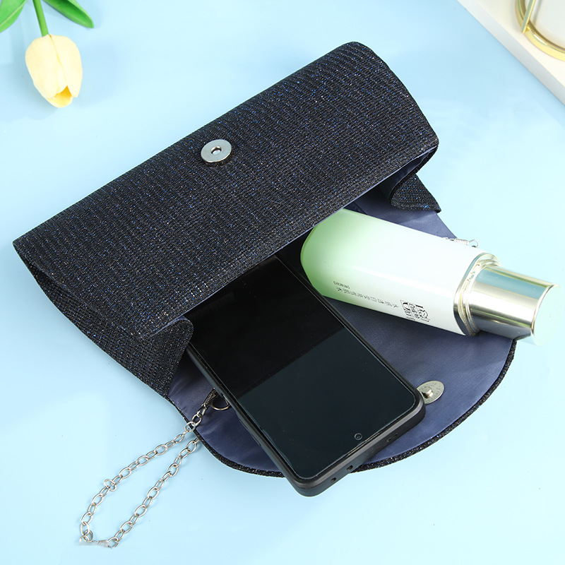 Polyester Solid Color Square Evening Bags display picture 4