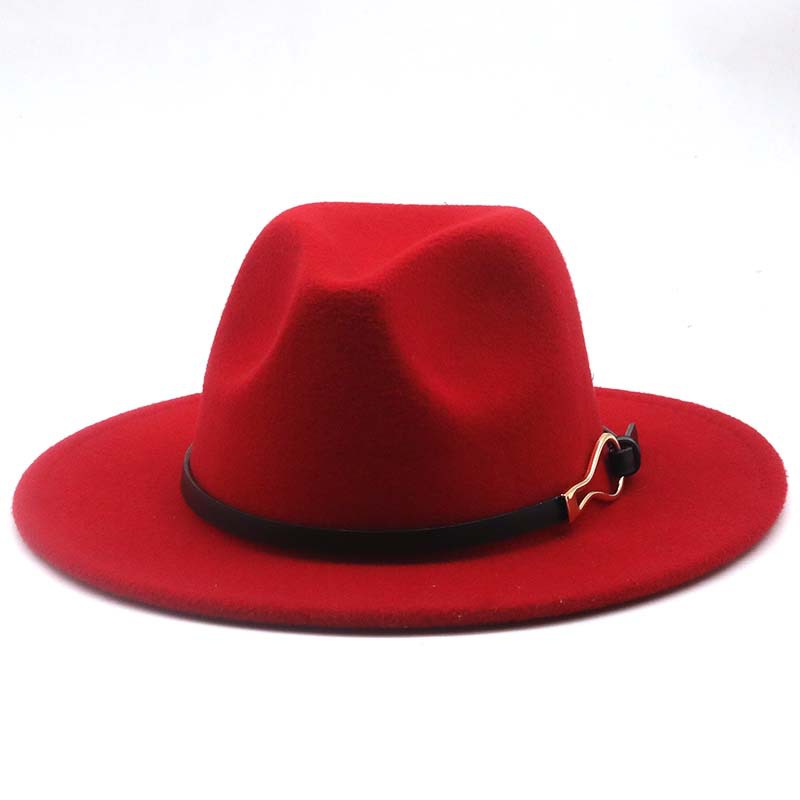 Retro Bright Color Jazz Woolen Hat Wholesale Nihaojewelry display picture 11