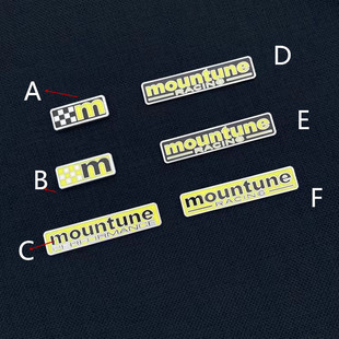 Suitable for Ford Focus RS modified car logo Mountune logo Carnival ST body M decorative sticker logo