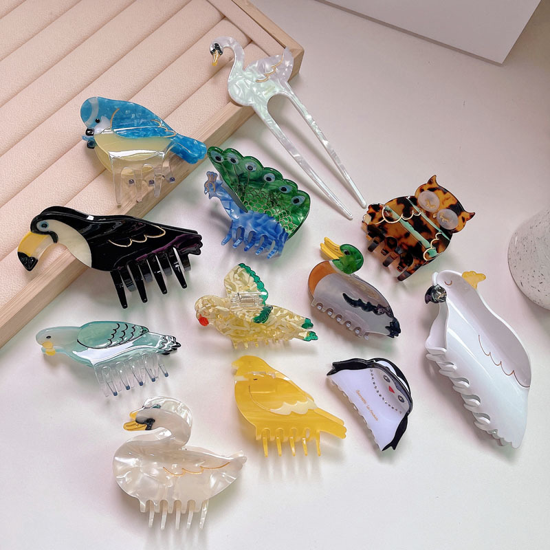 15g Weight Cute Animal Acetic Acid Sheets Hair Claws