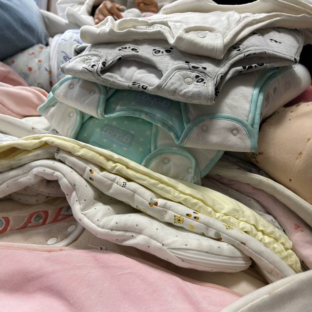 Disney klA BL C muchas marcas de exportación chaleco envuelto en los pies bolsas de dormir cubiertas chaleco de algodón mangas