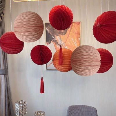 wedding arrangement Honeycomb Showcase decorate Supplies Market decorate arrangement prop Pendants watermelon Lantern ball