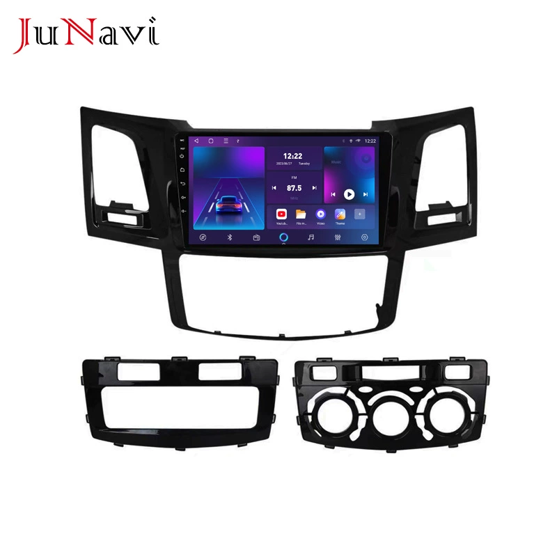 Навигация для авто (JuNavi) для Toyota Hilux/Runner 2008–2015, большой экран Android, беспроводной CarPlay, 1–6/8 ядер, 32–128 ГБ