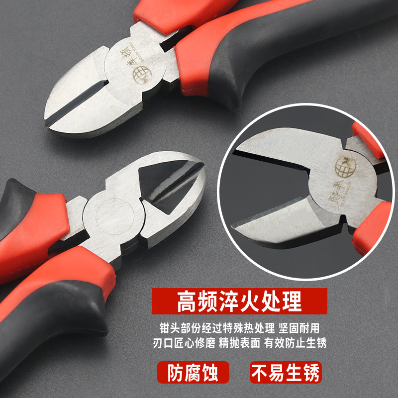 Weihao alicates de alambre de acero de grado industrial 6 pulgadas alicates de boca afilada alicates domésticas alicates de corte de alambre alicates de tubería de agua 8 pulgadas sierra manual