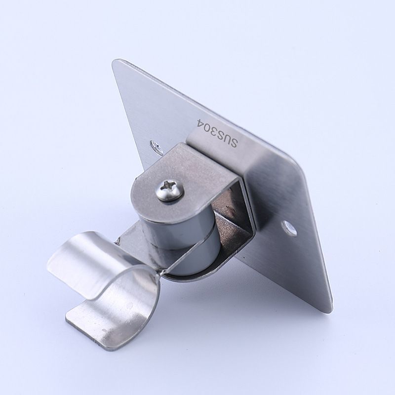 Stainless steel 304 non-drilling showerhead bracket base, universal adjustable nail-free bathroom hose showerhead hanging seat, shower Application Scenario