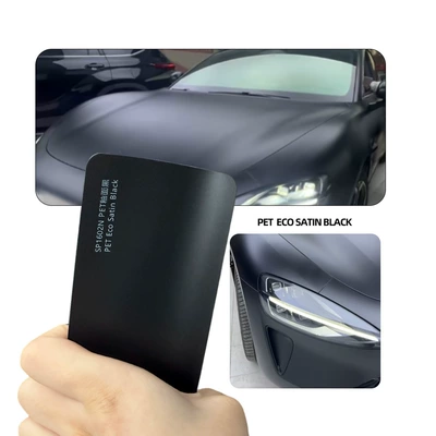 Axxpel Car Pet Color-Changing Film, Full Car-Specific Extended Application Body Protection Film, Glossy Black (Auto Color Change Film) - pet-glazed-black-152m-165m