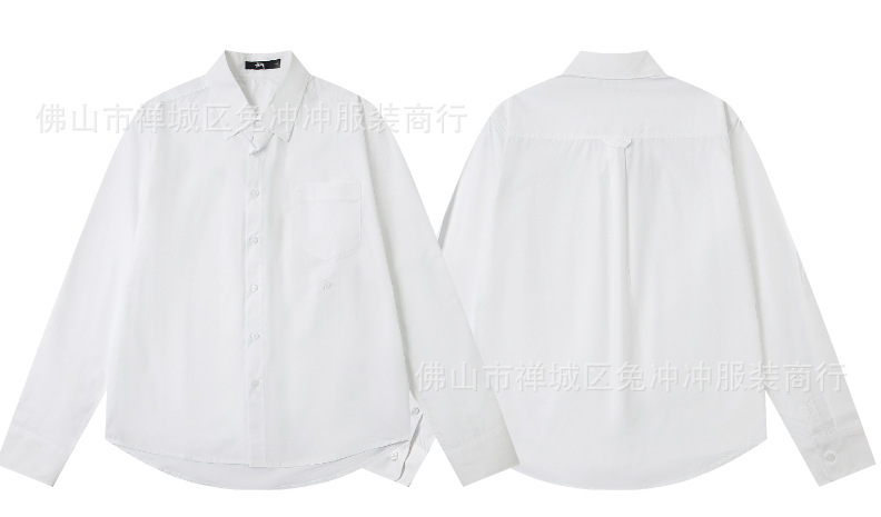 原标stu斯图经典火焰黑八印花翻领短袖衬衫 25夏季新款男女同款|undefined
