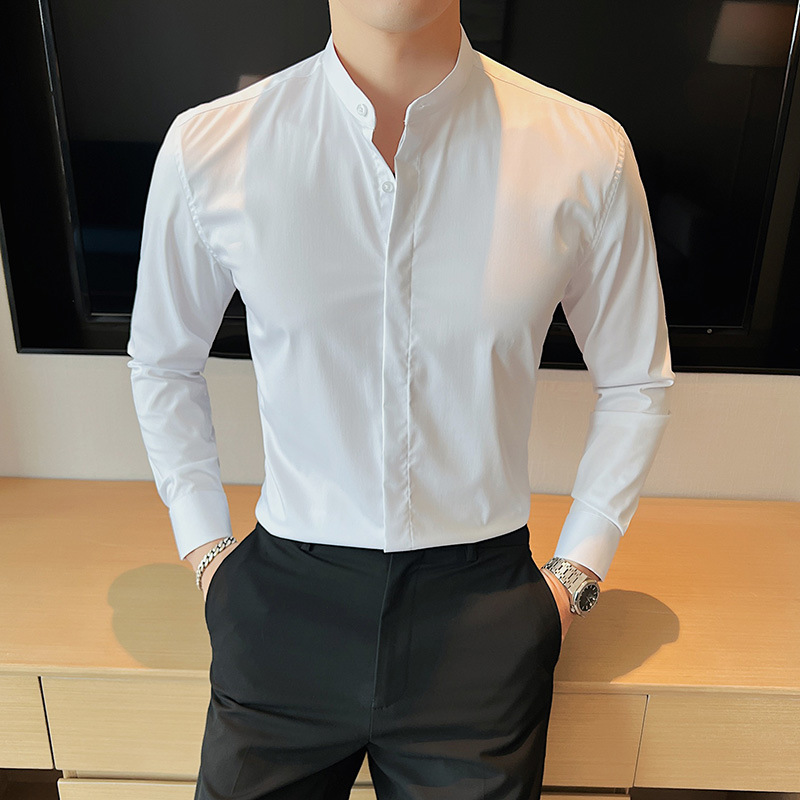 A6174 820K ÁO SƠ MI NAM HANTDU DÁNG ÔM BODY GỢI CẢM SEXY PHONG CÁCH HÀN QUỐC THỜI TRANG NAM G03 SẢN PHẨM MỚI