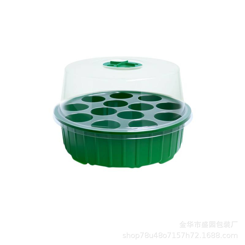 13-Hole Round Seedling Box for Home Garden Planting, Bean Sprouts, Flower Seedlings, Vegetable Planting, Cross-Border Gardening Cultivation 5