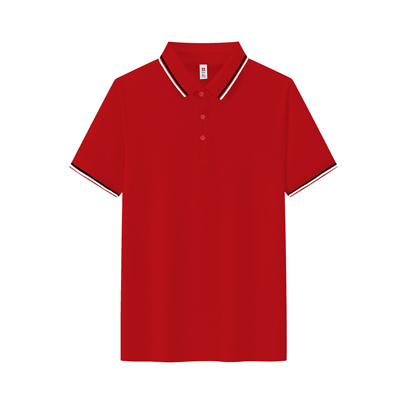 Comercio Solona algodón poliéster de color de verano camiseta de manga corta con la solapa ropa de trabajo polo camiseta de hombre personalizada