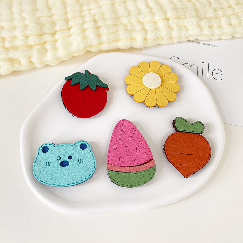 Fruit Velcro Broken Hair Stickers