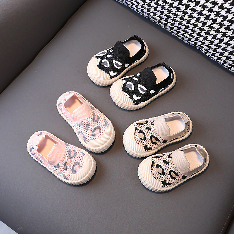 2022 Spring/Summer New Children's Sports Boys' Anti slip Soft Sole Girls' Mesh Breathable Baby Casual Shoes_voghion.com