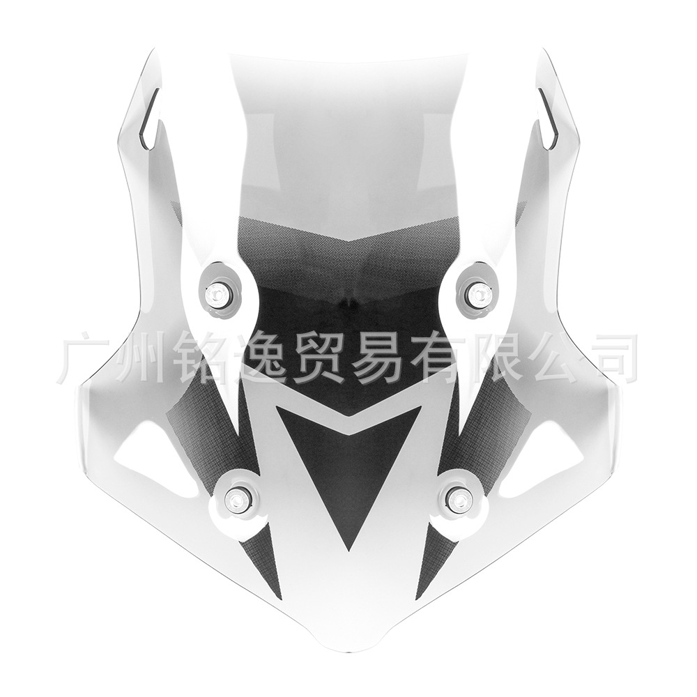 Suitable for Loncin Voge Ds525X 525Dsx Modified Front Windshield in Smoke Gray Transparent Color with Heightened Windscreen