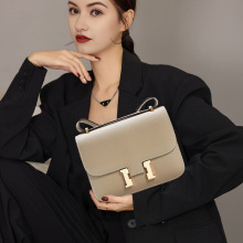 2025牛皮h扣康康包百搭斜挎包包 腋下真皮简约女生高级感夏单肩包