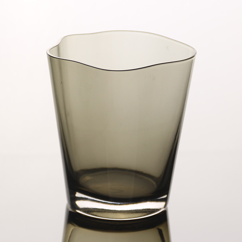 Estilo japonés pétalo taza de jugo taza de leche taza de vidrio Internet celebridad taza creativa taza de té taza de beber taza