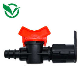 PVC软带旁通阀门 倒刺直接塑料接头农业节水滴灌涂塑软带旁配件