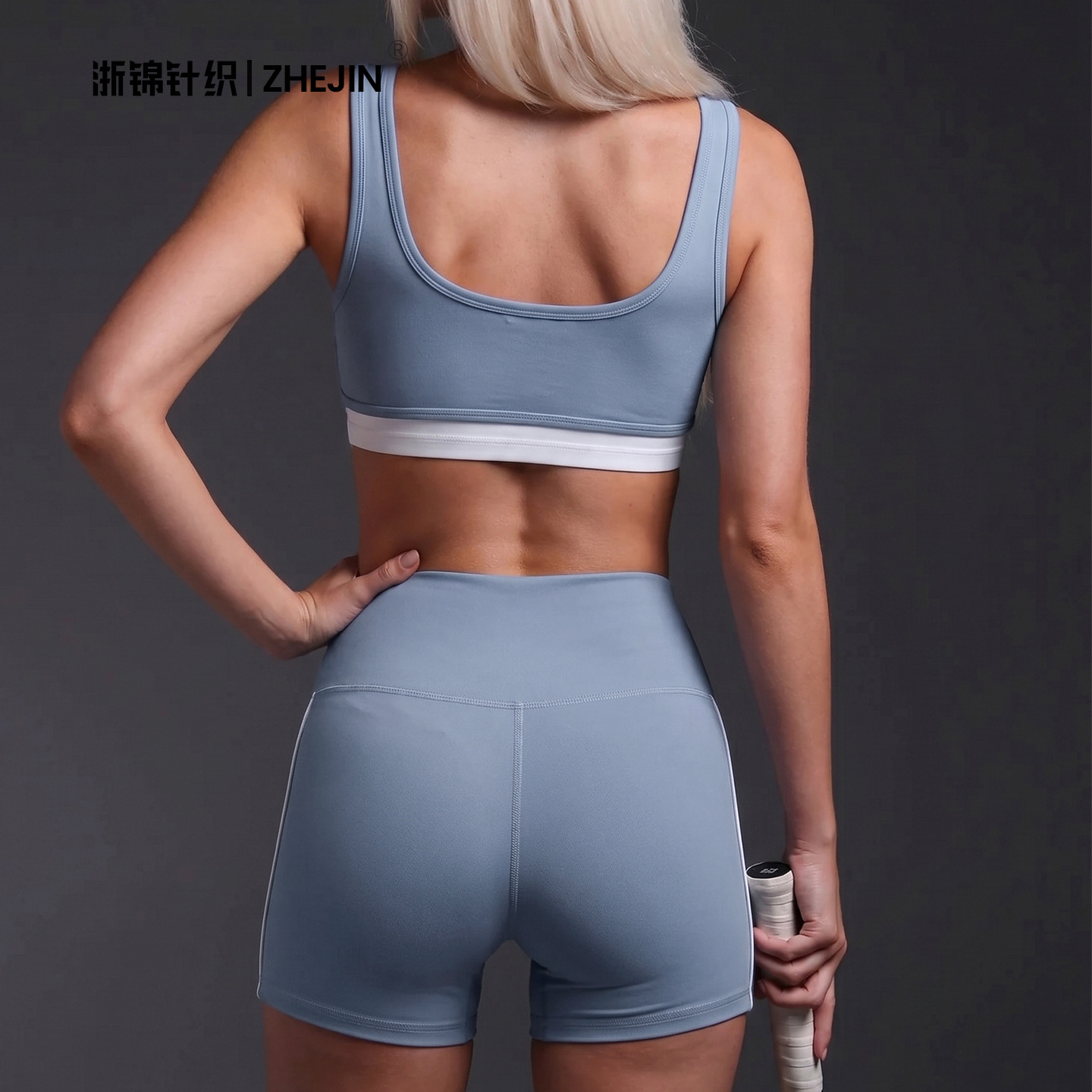Ropa interior deportiva al aire libre chaleco de yoga con cojín de pecho bra de fitness conjunto de pantalones cortos