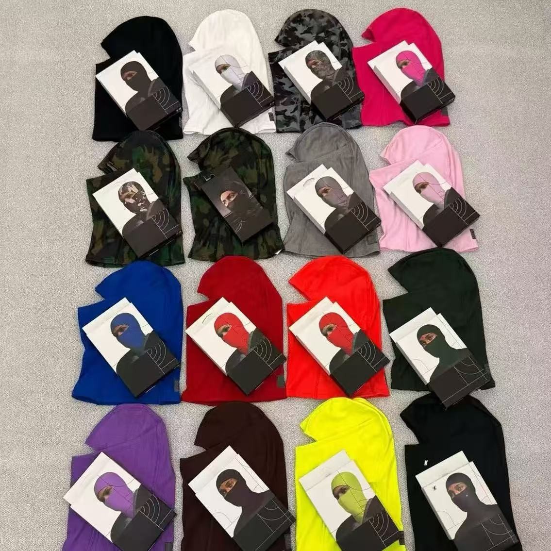 Cross-Border Amazon Thermal Headgear Outdoor Cycling Ski Mask Cold-Proof Face Protection Neck Scarf Sports Balaclava Hat