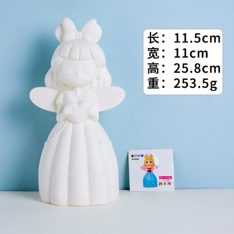 Кукла из пластика раскрашенная, игрушка, handmade, граффити, копилка, оптом