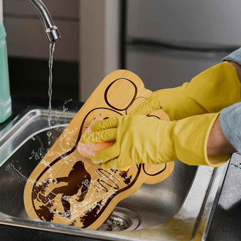 Tablero de queso de bambú creativo en forma de dibujos animados plato de queso casero fiesta snack plato de frutas