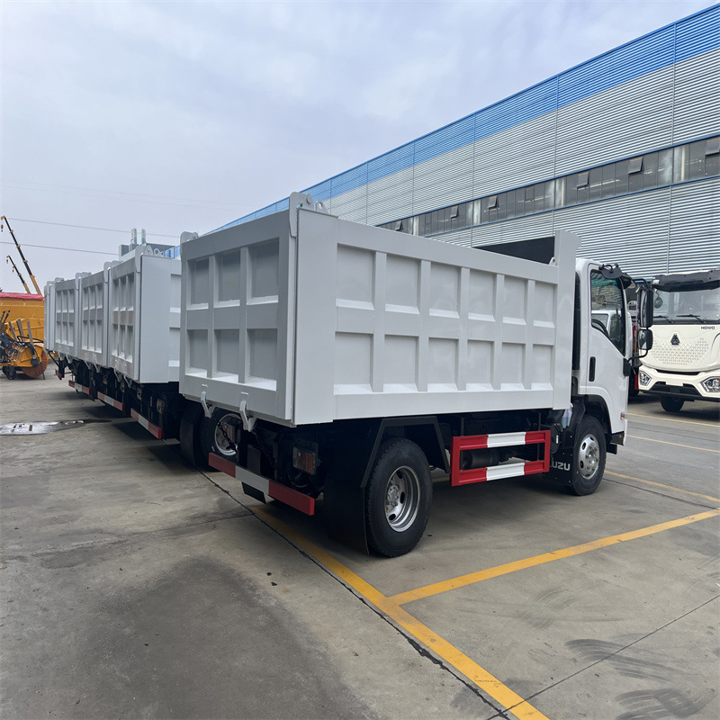 Isuzu 3-Ton Engineering Vehicle Dump Truck 6-Square Dump Transport Truck Isuzu Double-Row Truck Export Right-Hand Drive
