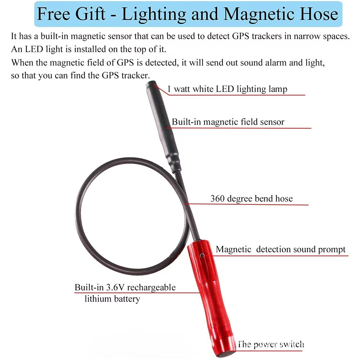 Gpsdetectorhk021Hk007 Car Strong Magnetic Signal Gps Detector